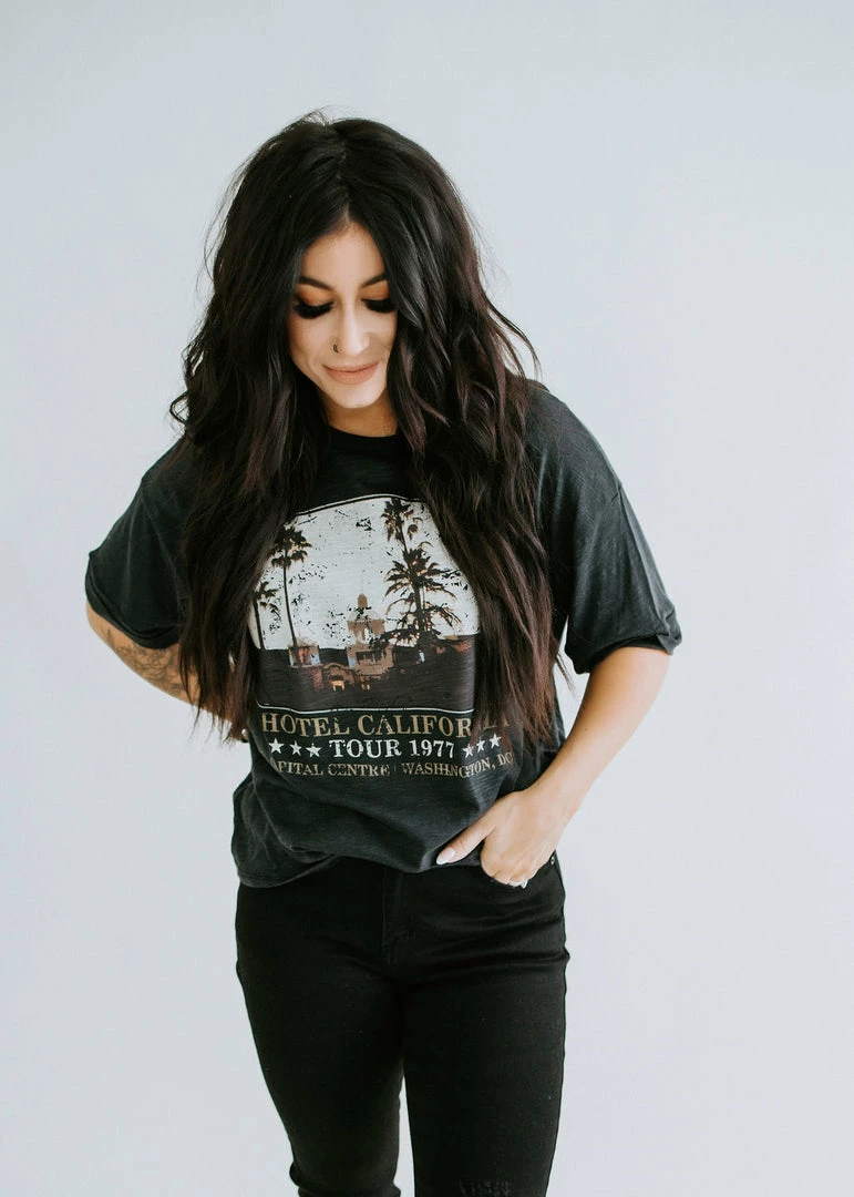12PM By Mon Ami Hotel California Graphic Tee 7 12PM By Mon Ami Hotel California Graphic Tee