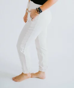 Strut & Bolt Bottoms Maxwell Faux Leather Contrast Jogger 25 Strut & Bolt Bottoms Maxwell Faux Leather Contrast Jogger