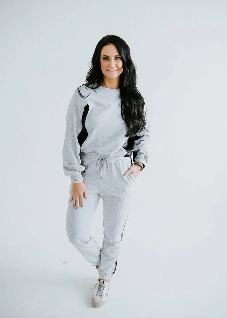 Strut & Bolt Bottoms Maxwell Faux Leather Contrast Jogger 5 Strut & Bolt Bottoms Maxwell Faux Leather Contrast Jogger