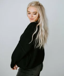 Lauriebelles Roslyn Mock Neck Sweater By Chelsea DeBoer