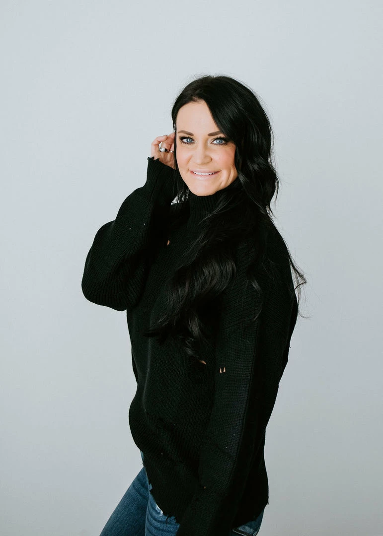 Lauriebelles Lily & Lottie Ettie Distressed Sweater By Chelsea DeBoer 35 Lauriebelles Lily & Lottie Ettie Distressed Sweater By Chelsea DeBoer