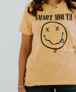 Smart Mouth Threads Curvy Smart Mouth Graphic Tee