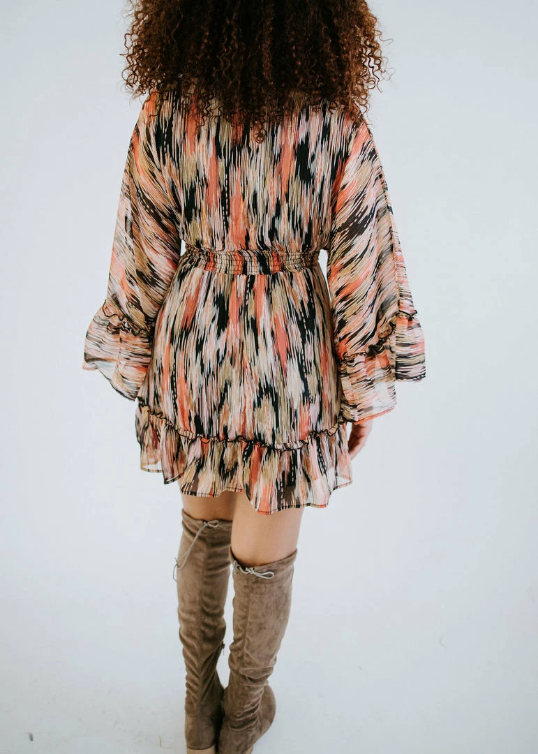 Peach Love California Dresses Wynn Kimono Dress 6 Peach Love California Dresses Wynn Kimono Dress