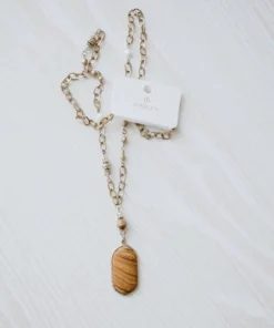 Wall To Wall Raylen Natural Stone Necklace