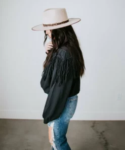 Lauriebelles Lily & Lottie Bristol Fringe Sweatshirt By Chelsea DeBoer