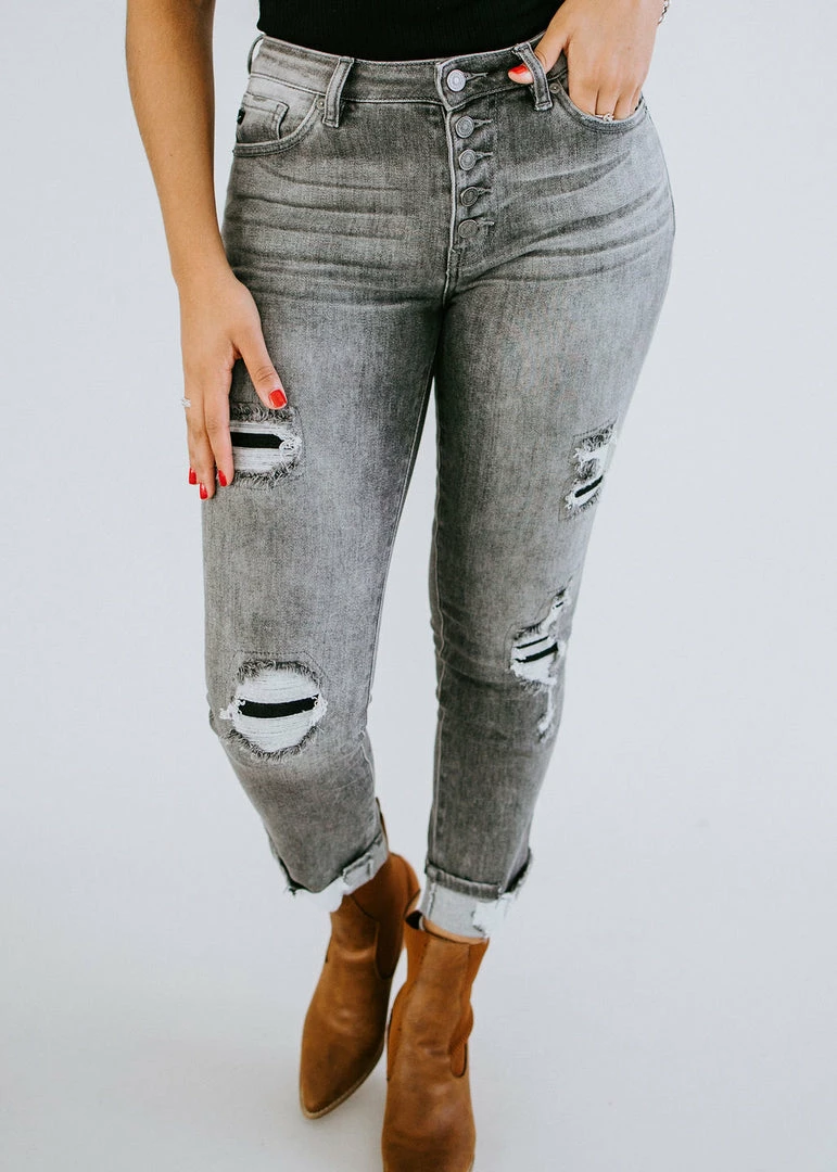 Bottoms Monique KanCan Slim Straight Jean 3 Bottoms Monique KanCan Slim Straight Jean