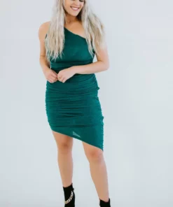 Endless Blu, Inc Must Be Love One Shoulder Dress