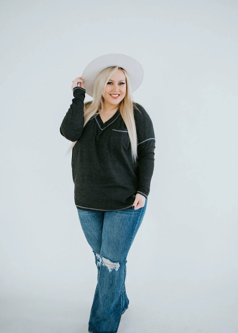 Reborn J Anni Waffle Knit Top 9 Reborn J Anni Waffle Knit Top