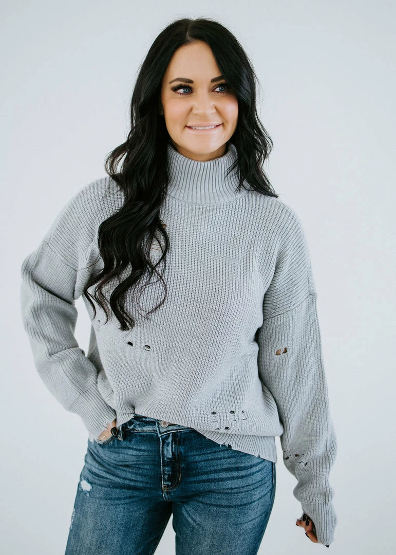 Lauriebelles Lily & Lottie Ettie Distressed Sweater By Chelsea DeBoer 8 Lauriebelles Lily & Lottie Ettie Distressed Sweater By Chelsea DeBoer