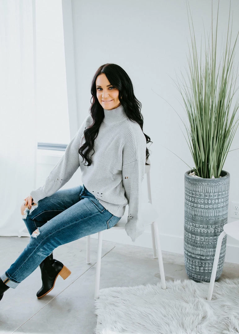 Lauriebelles Lily & Lottie Ettie Distressed Sweater By Chelsea DeBoer 24 Lauriebelles Lily & Lottie Ettie Distressed Sweater By Chelsea DeBoer