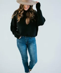 Lauriebelles Roslyn Mock Neck Sweater By Chelsea DeBoer