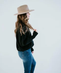 Lauriebelles Roslyn Mock Neck Sweater By Chelsea DeBoer