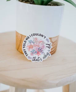 Expression Design Co Fabulous Floral Vinyl Stickers Accessories & Gifts