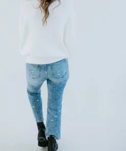 Lauriebelles Roslyn Mock Neck Sweater By Chelsea DeBoer