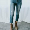 Risen Chloe Vintage Washed Straight Jean Curvy 1 Risen Chloe Vintage Washed Straight Jean Curvy