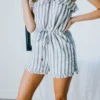 Hem & Thread Percie Striped Romper 1 Hem & Thread Percie Striped Romper
