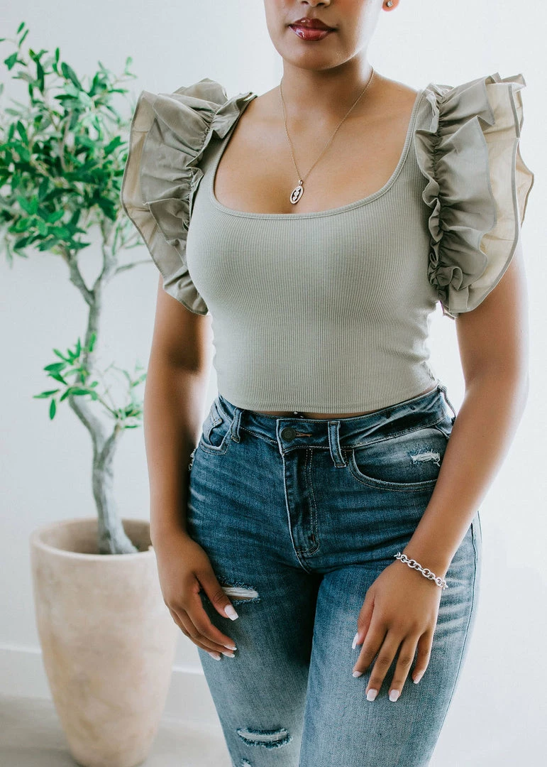 Beivy Delaney Ruffle Sleeve Top 8 Beivy Delaney Ruffle Sleeve Top