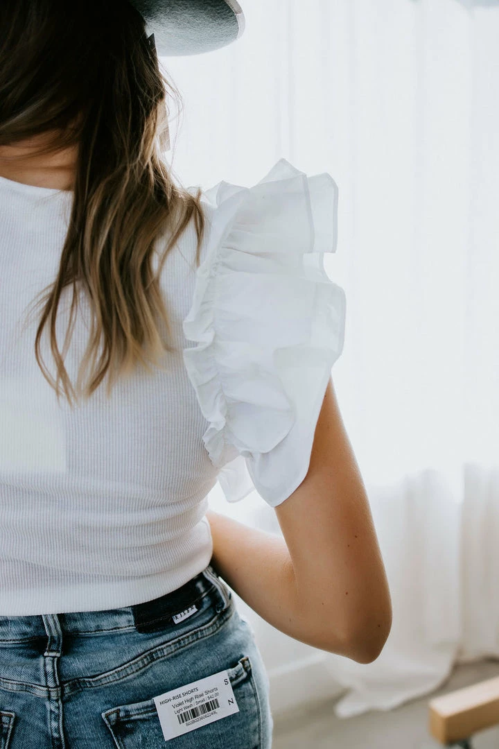 Beivy Delaney Ruffle Sleeve Top 6 Beivy Delaney Ruffle Sleeve Top