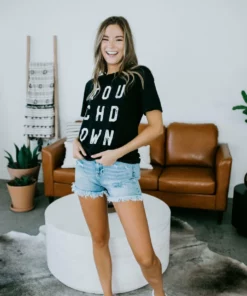 Kissed Apparel Touchdown Graphic Tee Curvy 18 Kissed Apparel Touchdown Graphic Tee Curvy