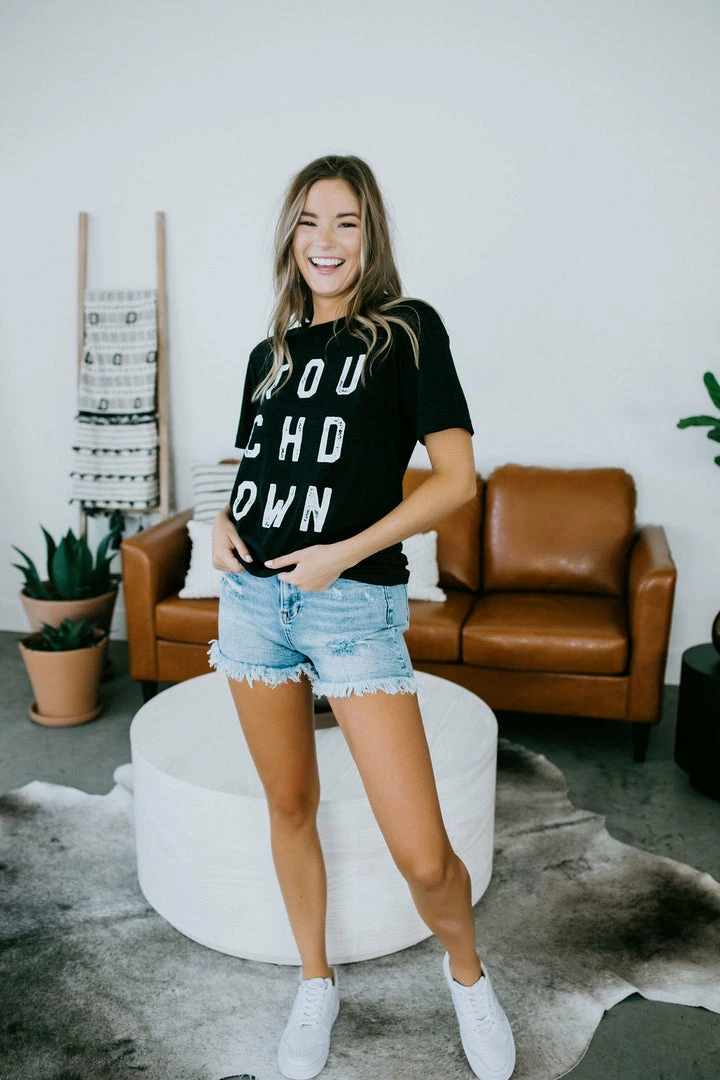 Kissed Apparel Touchdown Graphic Tee Curvy 6 Kissed Apparel Touchdown Graphic Tee Curvy