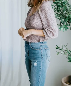 Be Cool Marine Smocked Top Tops