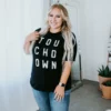Kissed Apparel Touchdown Graphic Tee Curvy