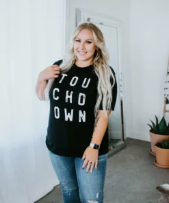 Kissed Apparel Touchdown Graphic Tee Curvy