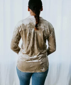 Mystree, Inc. Tops Crush On You Velvet Top