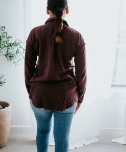 Hem & Thread, Inc Tops Marlo Stud Button Up Top