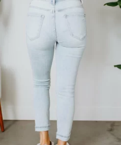 Risen Bottoms Aria Button Fly Skinny Jean