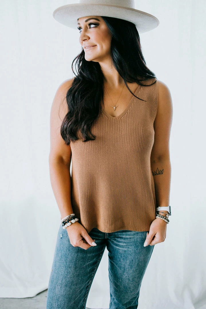 GILLI Tops Evelyn Sweater Tank 3 GILLI Tops Evelyn Sweater Tank