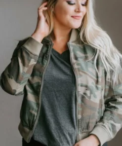 Lauriebelles Lily & Lottie Camo Bomber Jacket 35 Lauriebelles Lily & Lottie Camo Bomber Jacket