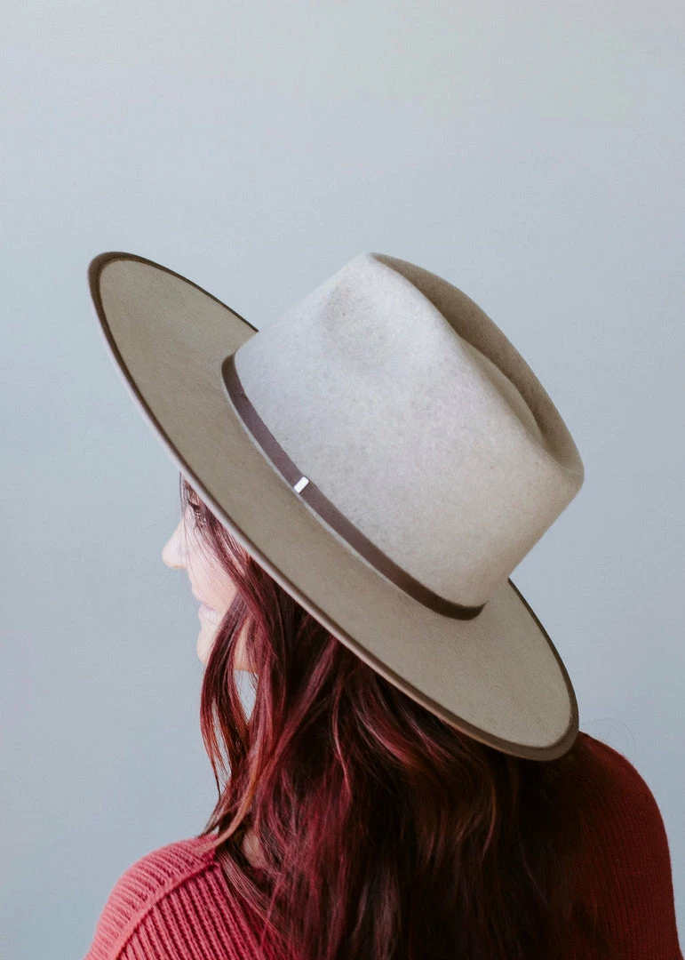 Olive & Pique Billie Wool Rancher Hat 14 Olive & Pique Billie Wool Rancher Hat