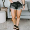 Risen Stevie Distressed Denim Shorts