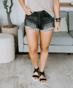 Risen Stevie Distressed Denim Shorts
