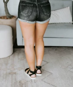 Risen Stevie Distressed Denim Shorts