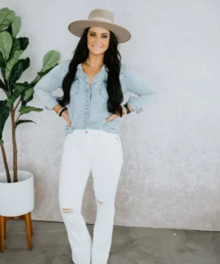 Bottoms Maeve KanCan Petite Bootcut Jean