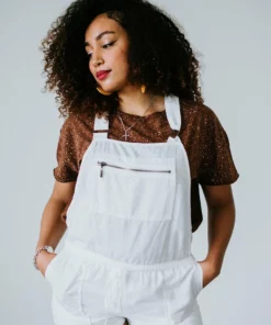 Love Stitch Around The Block Overall Shorts