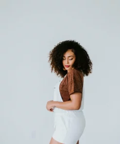 Love Stitch Around The Block Overall Shorts