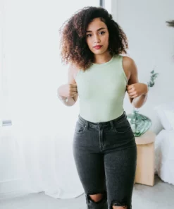 Le Lis Tops Janie Ribbed Bodysuit 24 Le Lis Tops Janie Ribbed Bodysuit