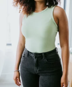 Le Lis Tops Janie Ribbed Bodysuit 25 Le Lis Tops Janie Ribbed Bodysuit