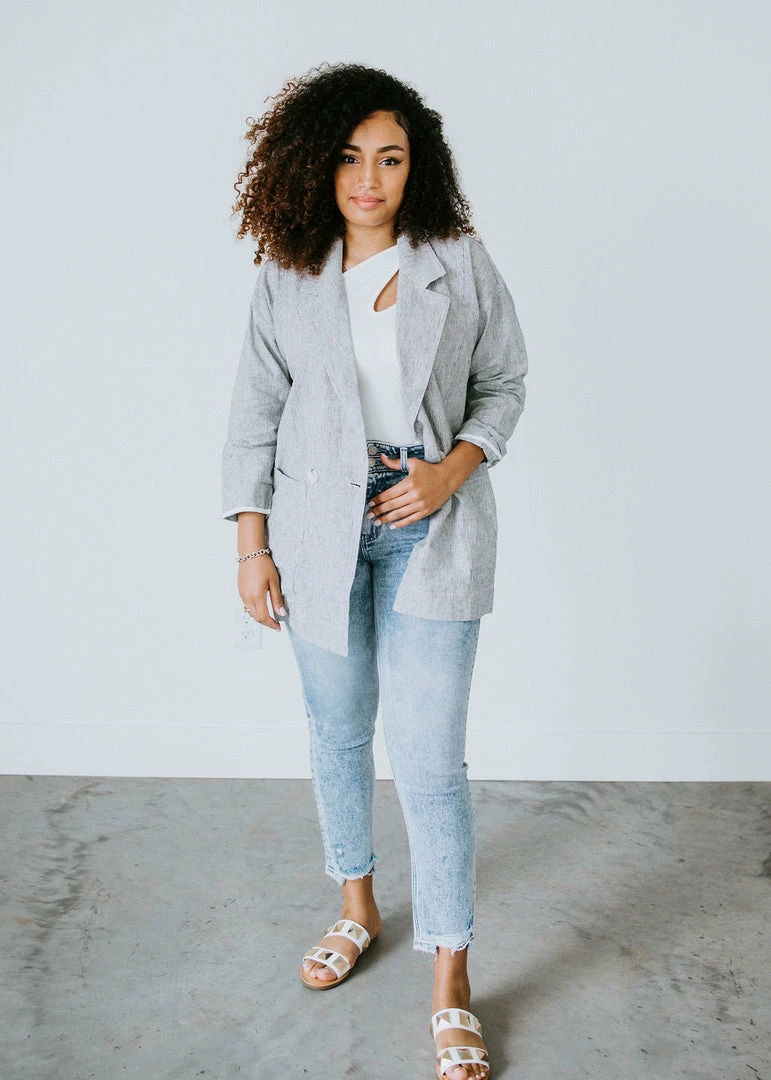 Love Stitch Higgins Oversized Blazer Outerwear 3 Love Stitch Higgins Oversized Blazer Outerwear