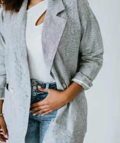 Love Stitch Higgins Oversized Blazer Outerwear