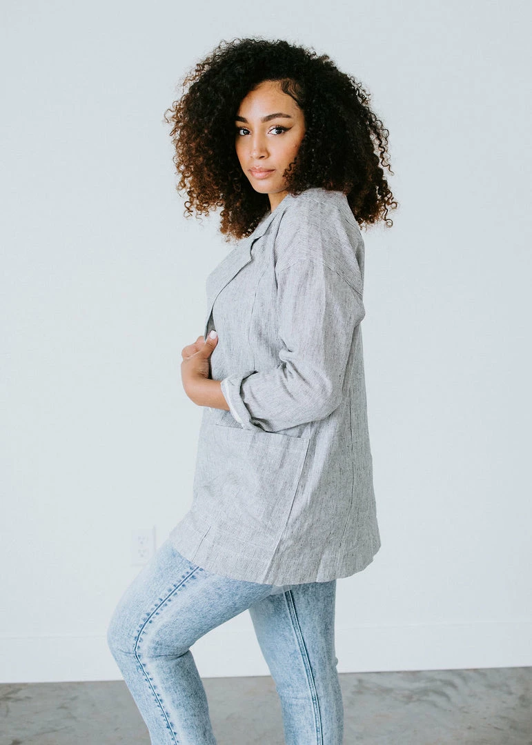 Love Stitch Higgins Oversized Blazer Outerwear 5 Love Stitch Higgins Oversized Blazer Outerwear