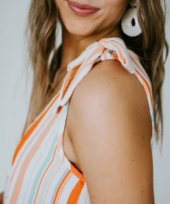 Haptics Walkin' On Sunshine Tiered Tank