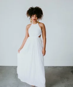 Lush Clothing Dresses Super Sweet Halter Maxi Dress