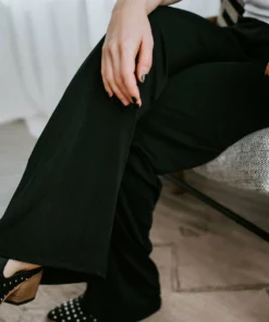 By Together Andes Ribbed Wide Leg Pant