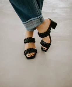 0 Limit Fashion Aluna Braided Slide Sandal