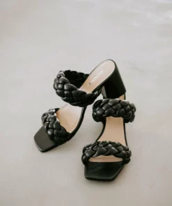 0 Limit Fashion Aluna Braided Slide Sandal