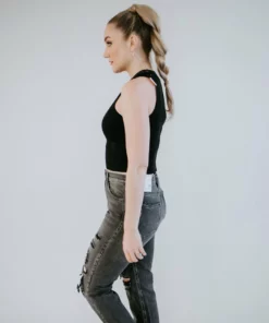 By Together Tops Roux Cropped Sweater Tank